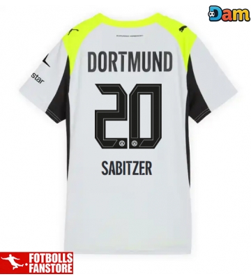 Borussia Dortmund Marcel Sabitzer #20 Bortatröja Dam 2025-26 Kortärmad