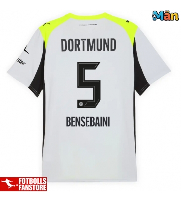 Borussia Dortmund Ramy Bensebaini #5 Bortatröja 2025-26 Kortärmad