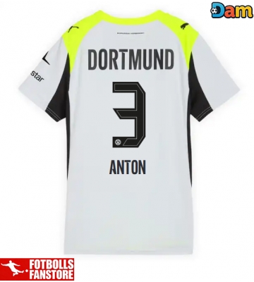 Borussia Dortmund Waldemar Anton #3 Bortatröja Dam 2025-26 Kortärmad