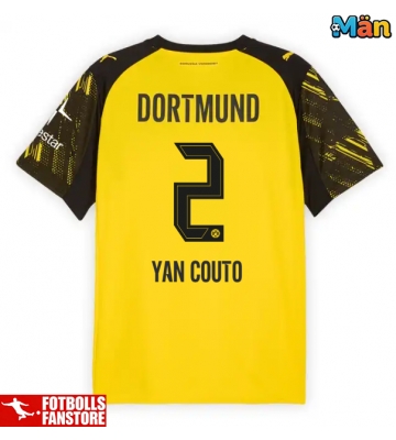 Borussia Dortmund Yan Couto #2 Hemmatröja 2025-26 Kortärmad