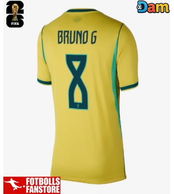 Brasilien Bruno Guimaraes #8 Hemmatröja Dam VM 2026 Kortärmad