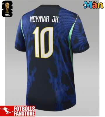 Brasilien Neymar Jr #10 Bortatröja VM 2026 Kortärmad