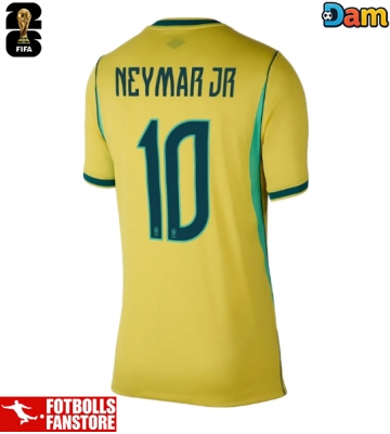 Brasilien Neymar Jr #10 Hemmatröja Dam VM 2026 Kortärmad