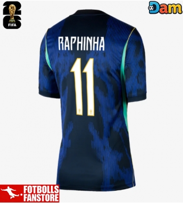 Brasilien Raphinha Belloli #11 Bortatröja Dam VM 2026 Kortärmad