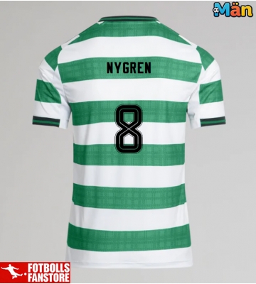 Celtic Benjamin Nygren #8 Hemmatröja 2025-26 Kortärmad
