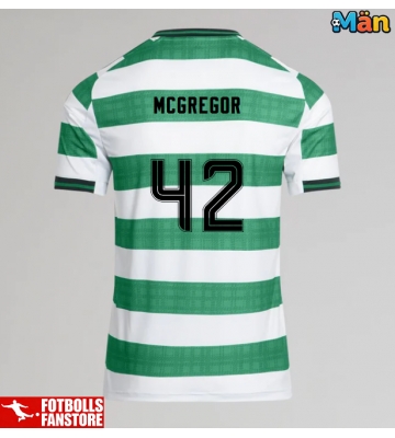 Celtic Callum McGregor #42 Hemmatröja 2025-26 Kortärmad