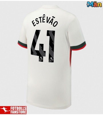 Chelsea Estevao Willian #41 Bortatröja 2025-26 Kortärmad