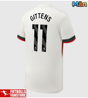 Chelsea Jamie Gittens #11 Bortatröja 2025-26 Kortärmad