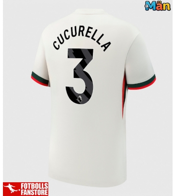Chelsea Marc Cucurella #3 Bortatröja 2025-26 Kortärmad