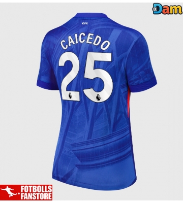 Chelsea Moises Caicedo #25 Hemmatröja Dam 2025-26 Kortärmad