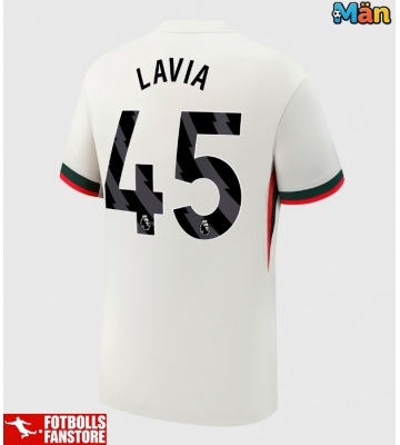Chelsea Romeo Lavia #45 Bortatröja 2025-26 Kortärmad