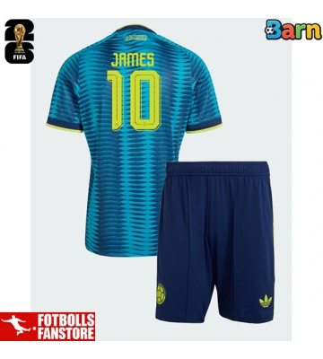 Colombia James Rodriguez #10 Bortatröja Barn VM 2026 Kortärmad (+ Korta byxor)