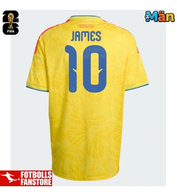 Colombia James Rodriguez #10 Hemmatröja VM 2026 Kortärmad