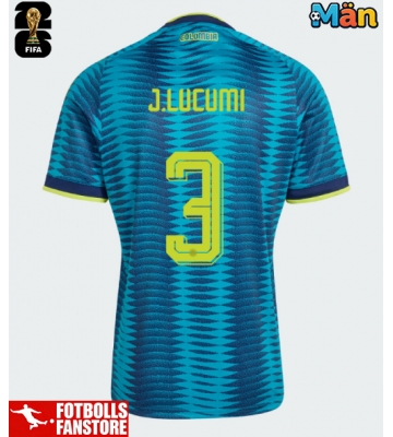 Colombia Jhon Lucumi #3 Bortatröja VM 2026 Kortärmad