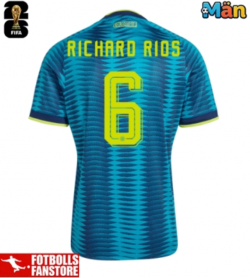 Colombia Richard Rios #6 Bortatröja VM 2026 Kortärmad