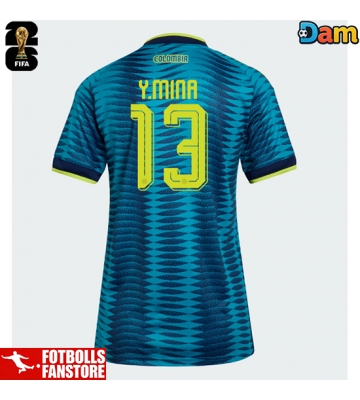 Colombia Yerry Mina #13 Bortatröja Dam VM 2026 Kortärmad