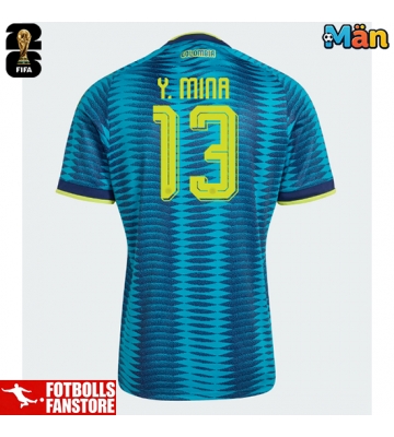 Colombia Yerry Mina #13 Bortatröja VM 2026 Kortärmad