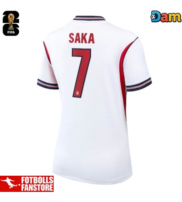 England Bukayo Saka #7 Hemmatröja Dam VM 2026 Kortärmad