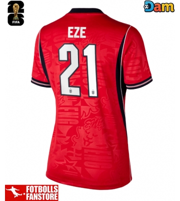 England Eberechi Eze #21 Bortatröja Dam VM 2026 Kortärmad