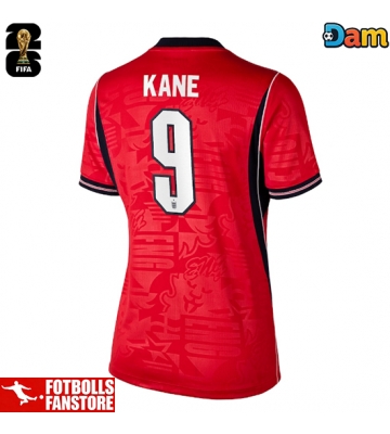 England Harry Kane #9 Bortatröja Dam VM 2026 Kortärmad