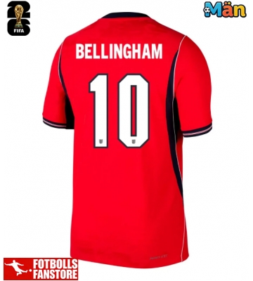 England Jude Bellingham #10 Bortatröja VM 2026 Kortärmad