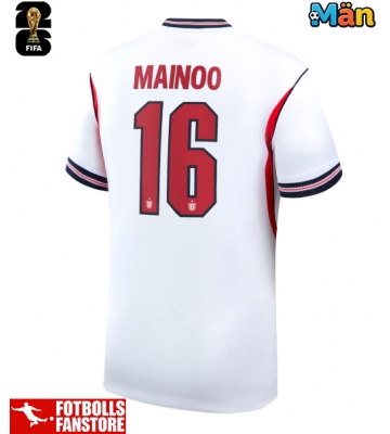 England Kobbie Mainoo #16 Hemmatröja VM 2026 Kortärmad