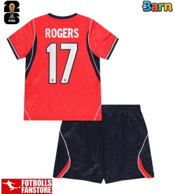 England Morgan Rogers #17 Bortatröja Barn VM 2026 Kortärmad (+ Korta byxor)