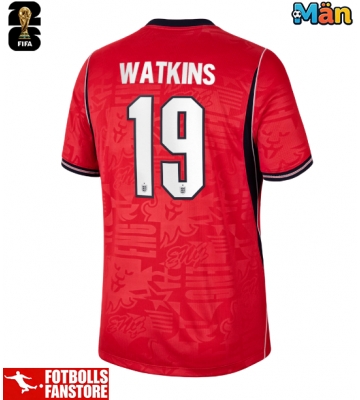 England Ollie Watkins #19 Bortatröja VM 2026 Kortärmad