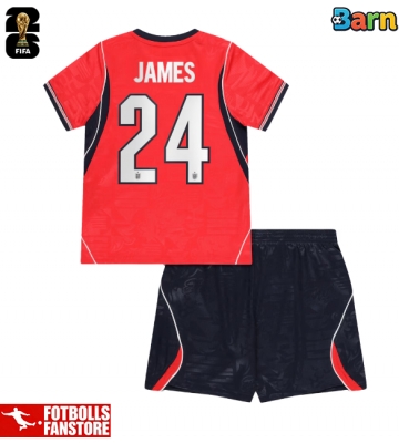 England Reece James #24 Bortatröja Barn VM 2026 Kortärmad (+ Korta byxor)