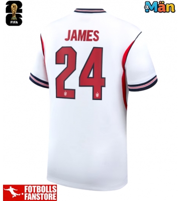 England Reece James #24 Hemmatröja VM 2026 Kortärmad