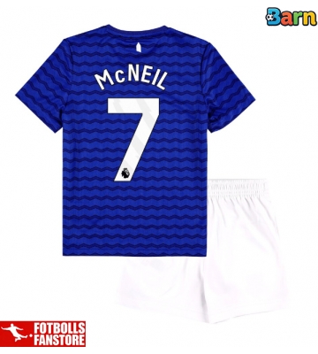 Everton Dwight McNeil #7 Hemmatröja Barn 2025-26 Kortärmad (+ Korta byxor)