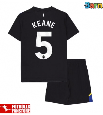 Everton Michael Keane #5 Tredje Tröja Barn 2025-26 Kortärmad (+ Korta byxor)