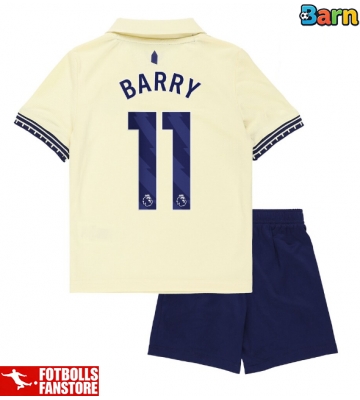 Everton Thierno Barry #11 Bortatröja Barn 2025-26 Kortärmad (+ Korta byxor)