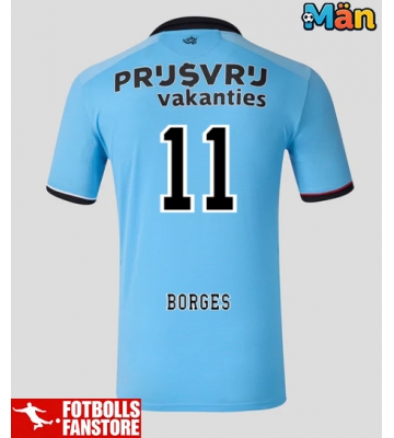 Feyenoord Goncalo Borges #11 Bortatröja 2026-27 Kortärmad
