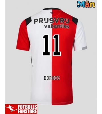 Feyenoord Goncalo Borges #11 Hemmatröja 2026-27 Kortärmad