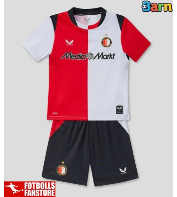 Feyenoord Hemmatröja Barn 2026-27 Kortärmad (+ Korta byxor)
