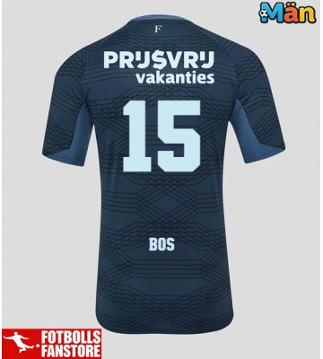 Feyenoord Jordan Bos #15 Bortatröja 2025-26 Kortärmad