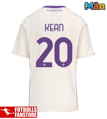 Fiorentina Moise Kean #20 Bortatröja 2025-26 Kortärmad