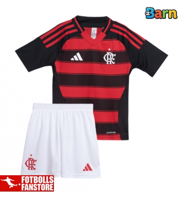Flamengo Hemmatröja Barn 2025-26 Kortärmad (+ Korta byxor)