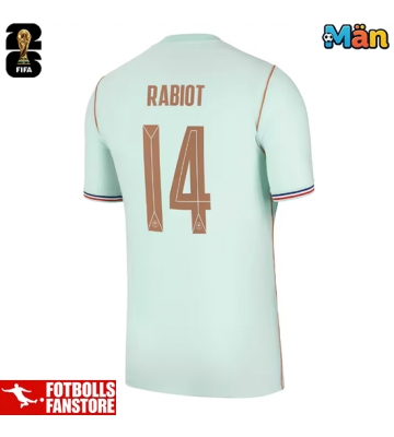 Frankrike Adrien Rabiot #14 Bortatröja VM 2026 Kortärmad