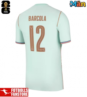 Frankrike Bradley Barcola #12 Bortatröja VM 2026 Kortärmad