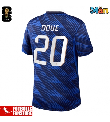 Frankrike Desire Doue #20 Hemmatröja VM 2026 Kortärmad