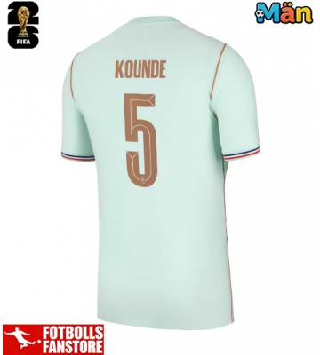 Frankrike Jules Kounde #5 Bortatröja VM 2026 Kortärmad