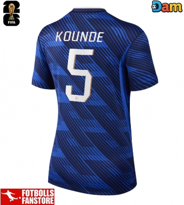 Frankrike Jules Kounde #5 Hemmatröja Dam VM 2026 Kortärmad
