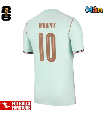Frankrike Kylian Mbappe #10 Bortatröja VM 2026 Kortärmad