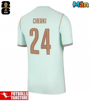 Frankrike Rayan Cherki #24 Bortatröja VM 2026 Kortärmad