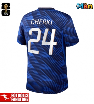 Frankrike Rayan Cherki #24 Hemmatröja VM 2026 Kortärmad