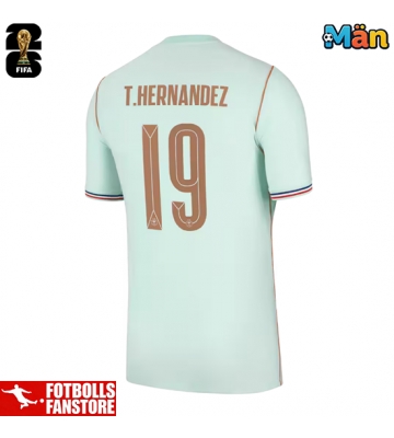 Frankrike Theo Hernandez #19 Bortatröja VM 2026 Kortärmad