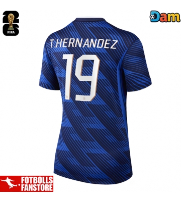 Frankrike Theo Hernandez #19 Hemmatröja Dam VM 2026 Kortärmad