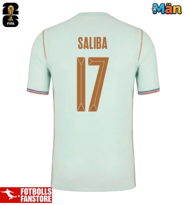Frankrike William Saliba #17 Bortatröja VM 2026 Kortärmad